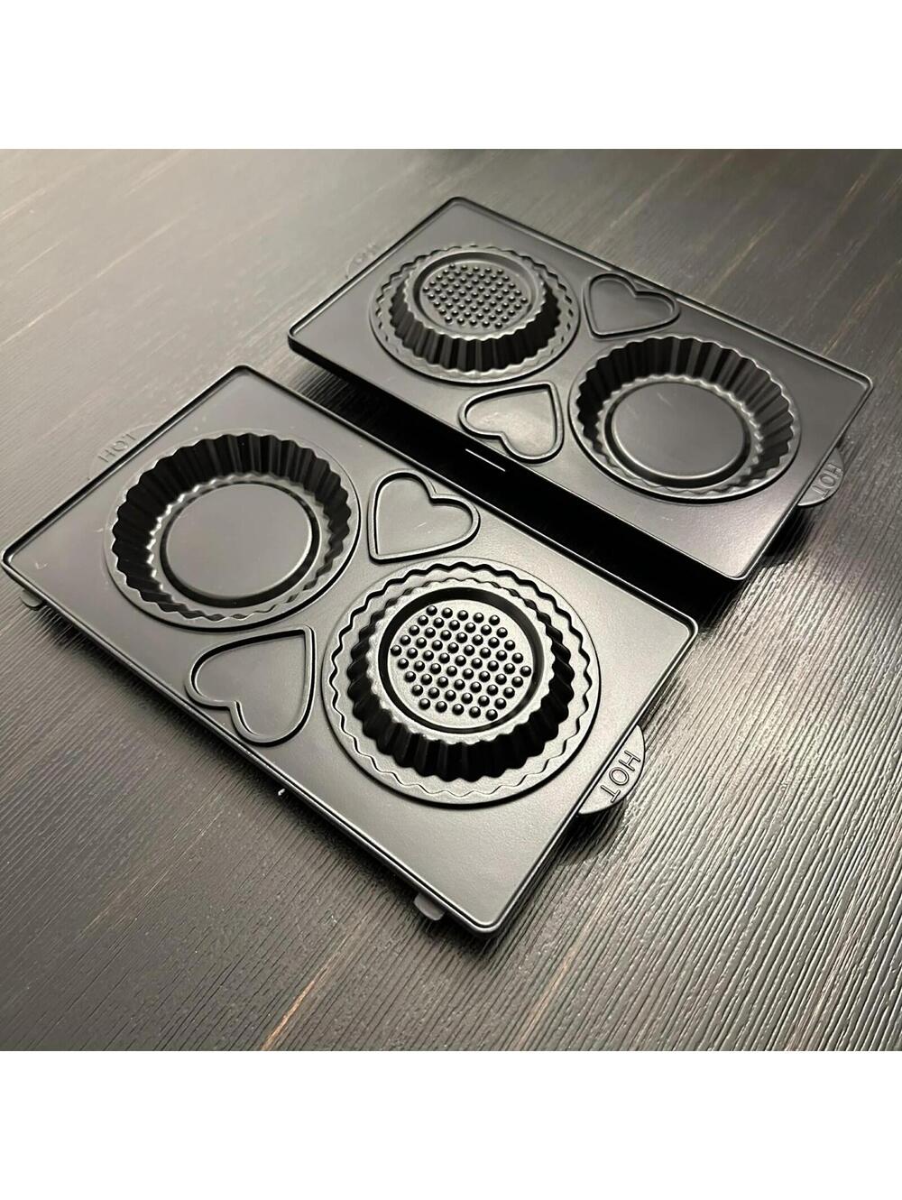 Vitantonio PVWH-10-TR-1 Tartelette Replacement Plates Set of 2, EUC